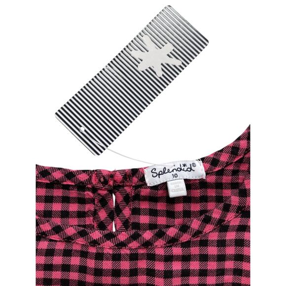 NWT Splendid Plaid Shirt Dress Size 10 - Picture 4 of 4